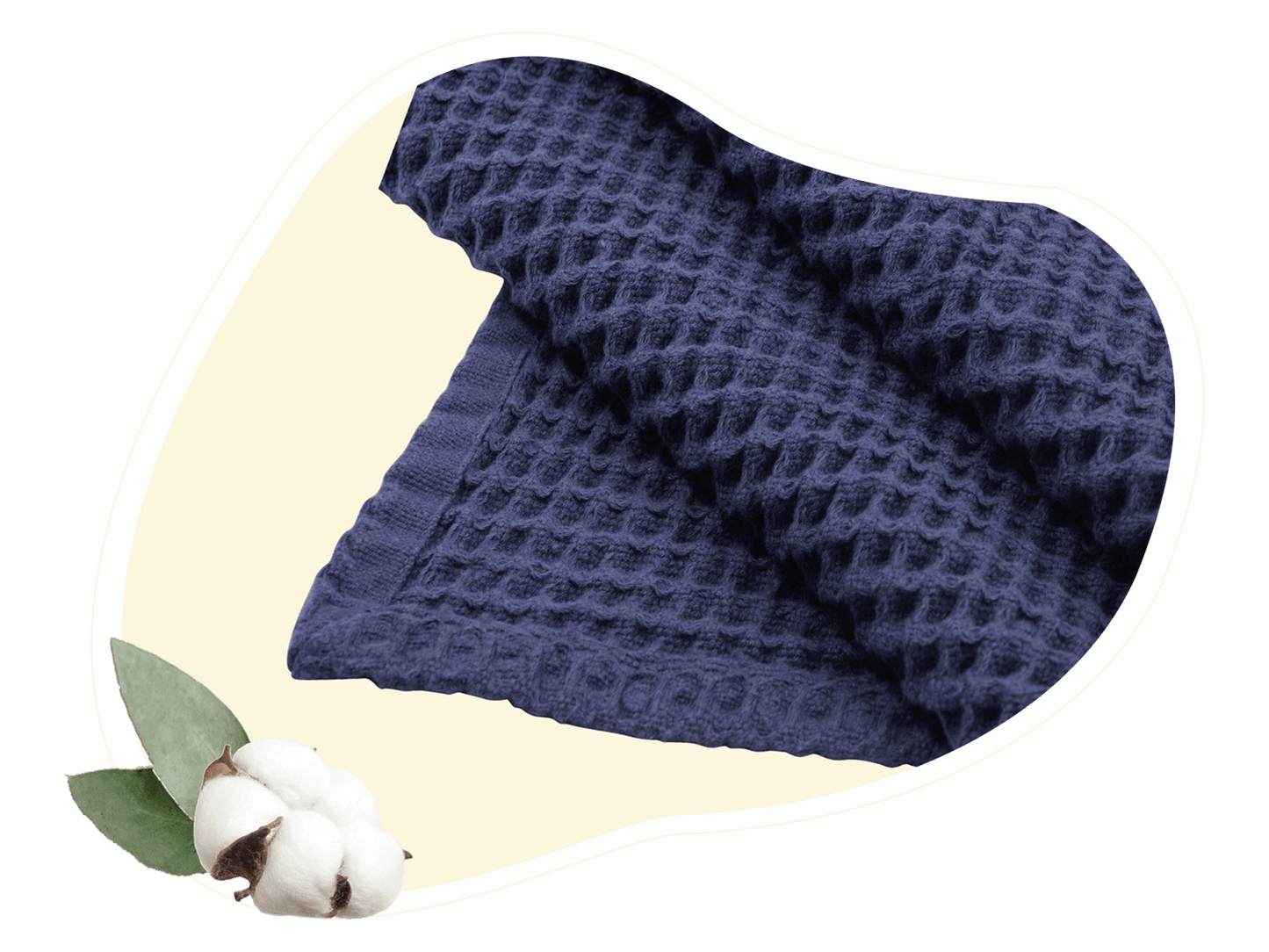 Pure Cotton Waffle Weave Throw