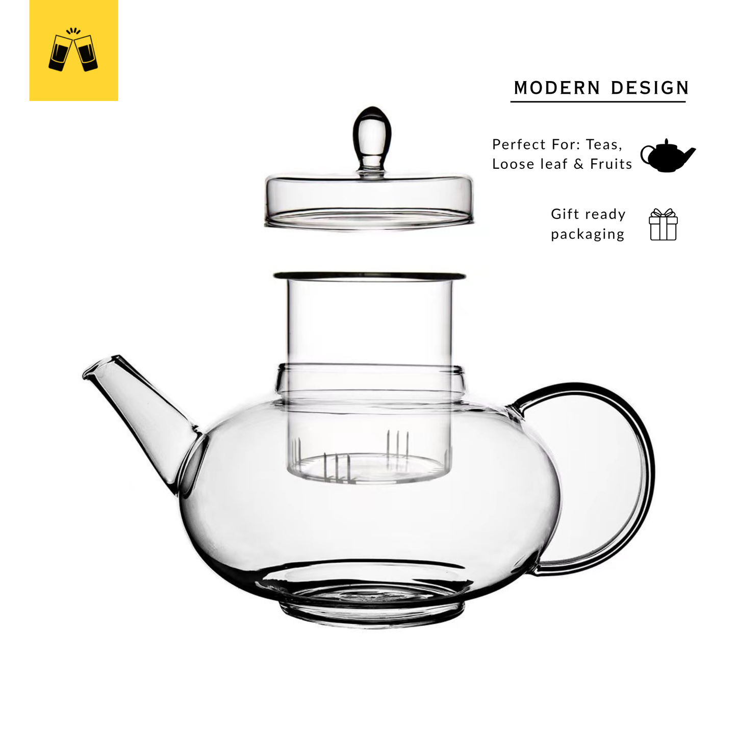 Glass Kettle With Infuser