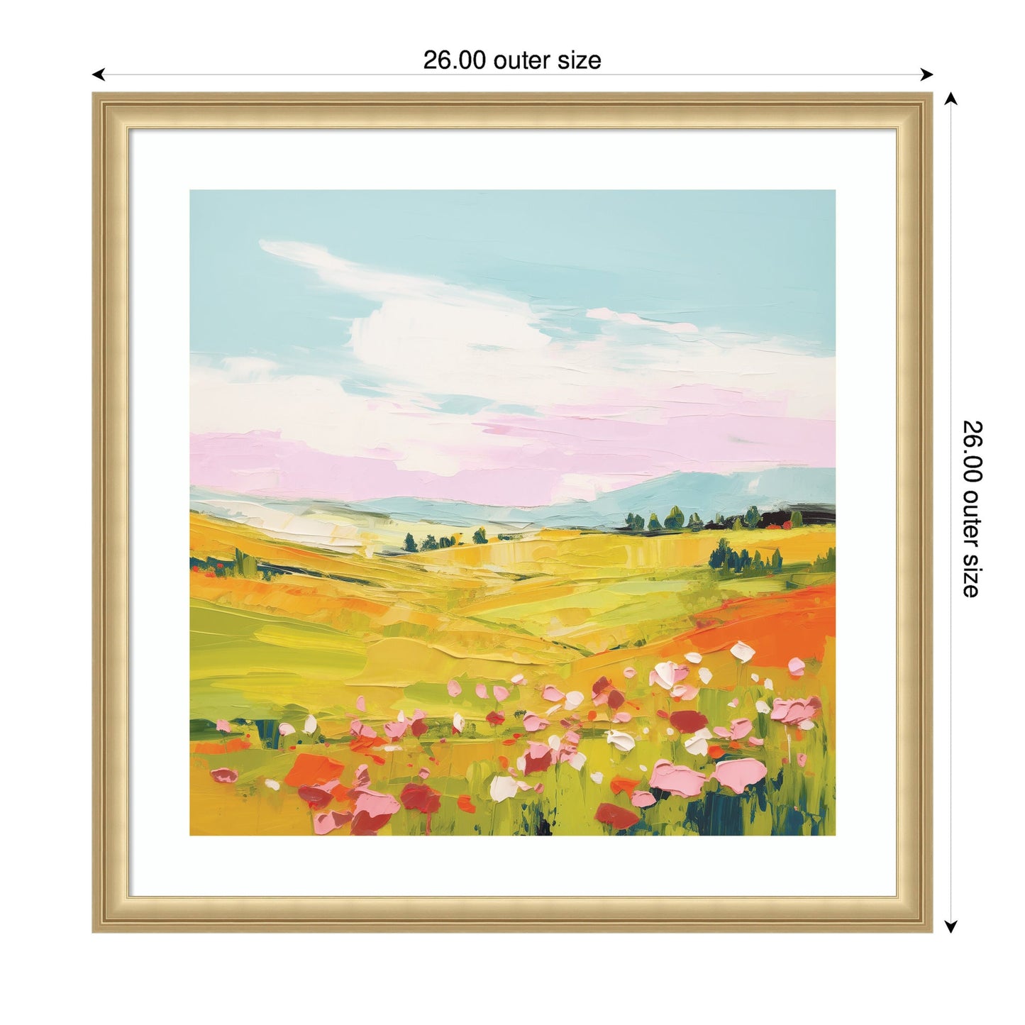 Colorful Meadow - Framed Print