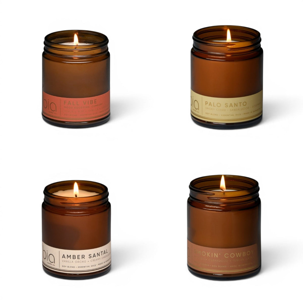 Fall Bundle Soy Candles - Set of 4