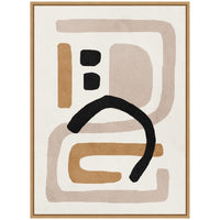 Neutral Abstract 2 - Framed Print
