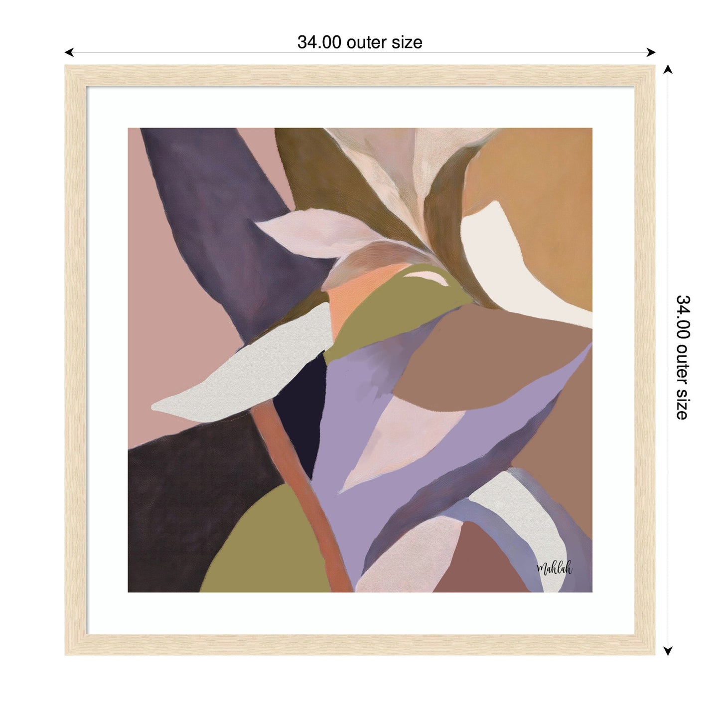 Azure Stems - Framed Print