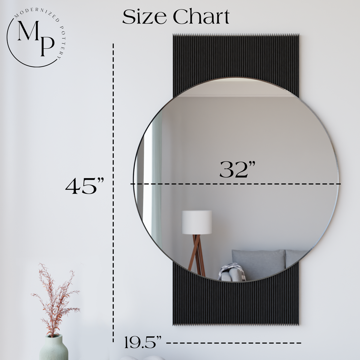 Sol Mirror - 45x32"