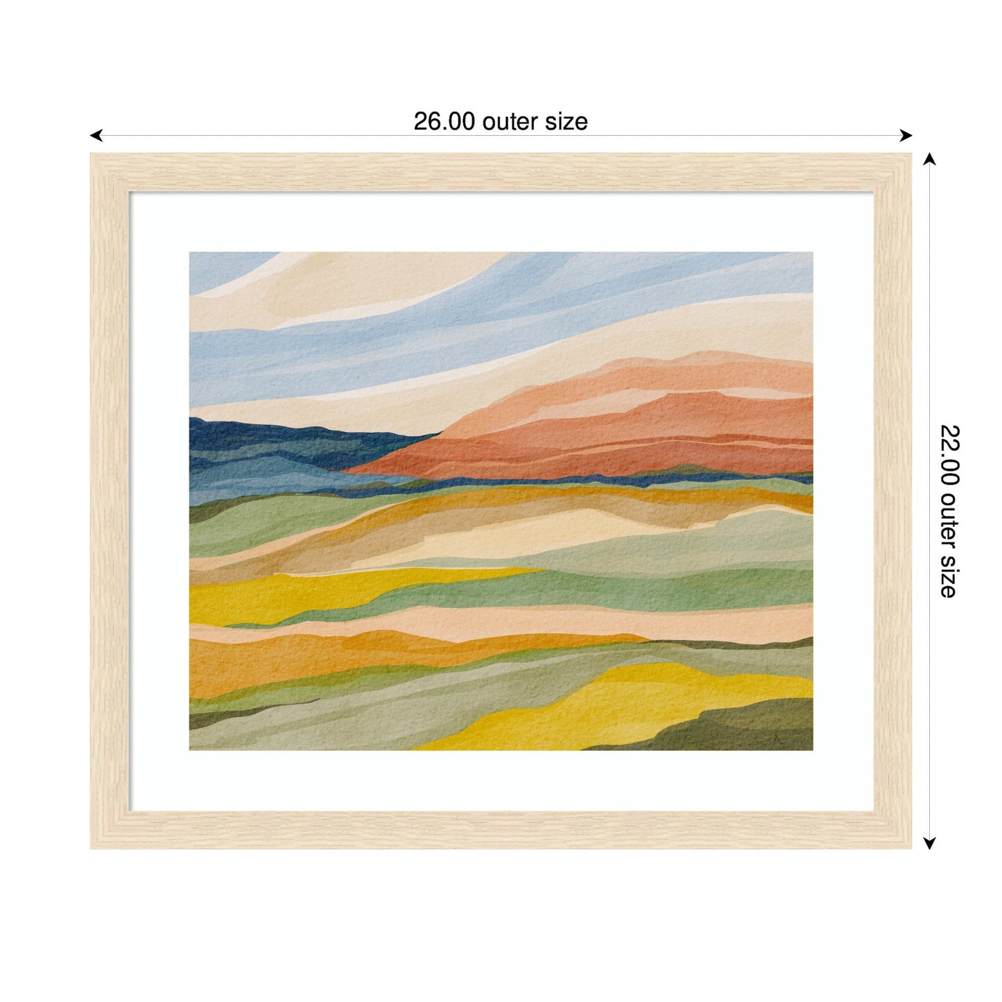 Vibrant Rhythm - Framed Print