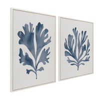 Coral Blue - Framed Print Set