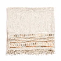 Unah Handwoven Organic Cotton Throw