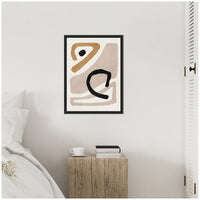 Neutral Abstract 1 - Framed Print