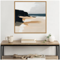 Coastal Sand Abstract - Framed Print