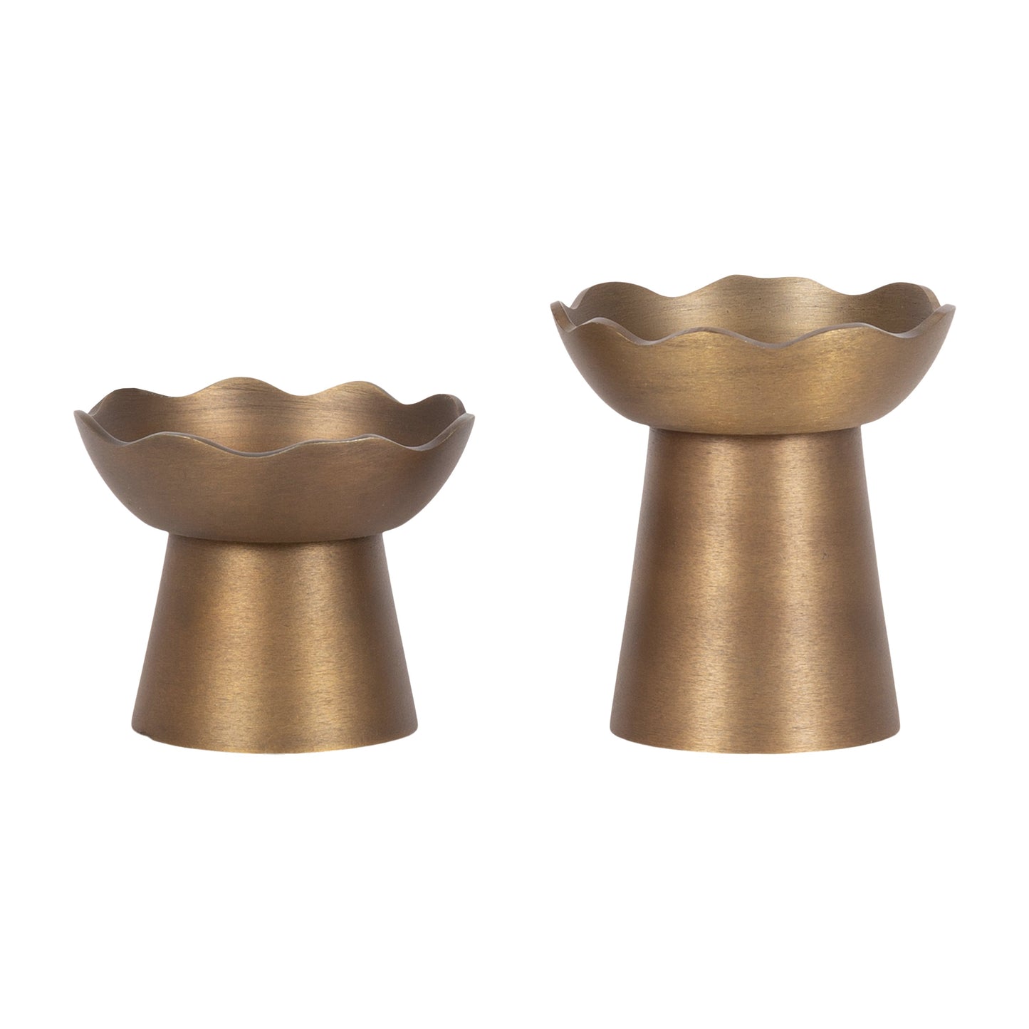 Metal Pillar Candle Holder Set
