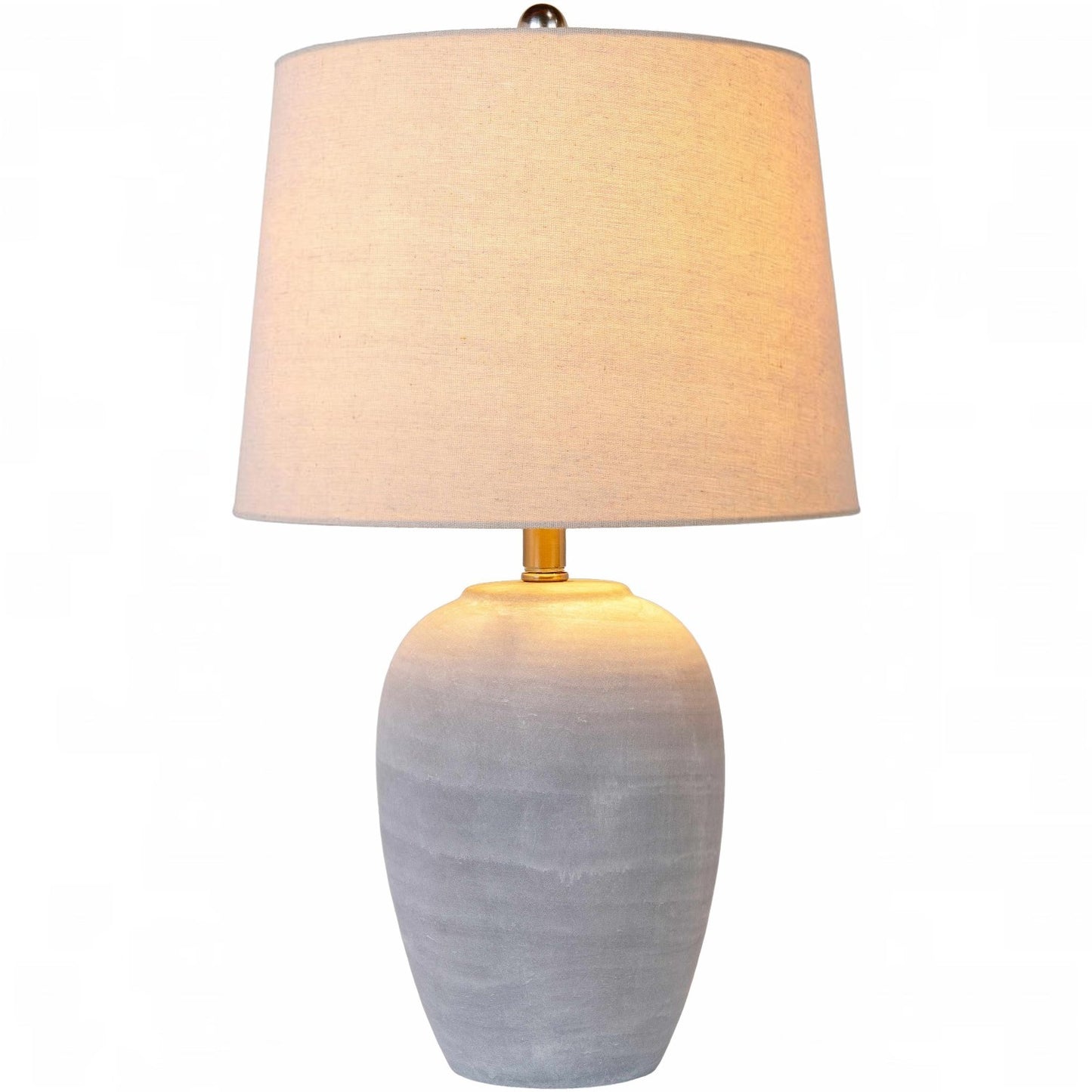 Reverie Brass Glass Table Lamp
