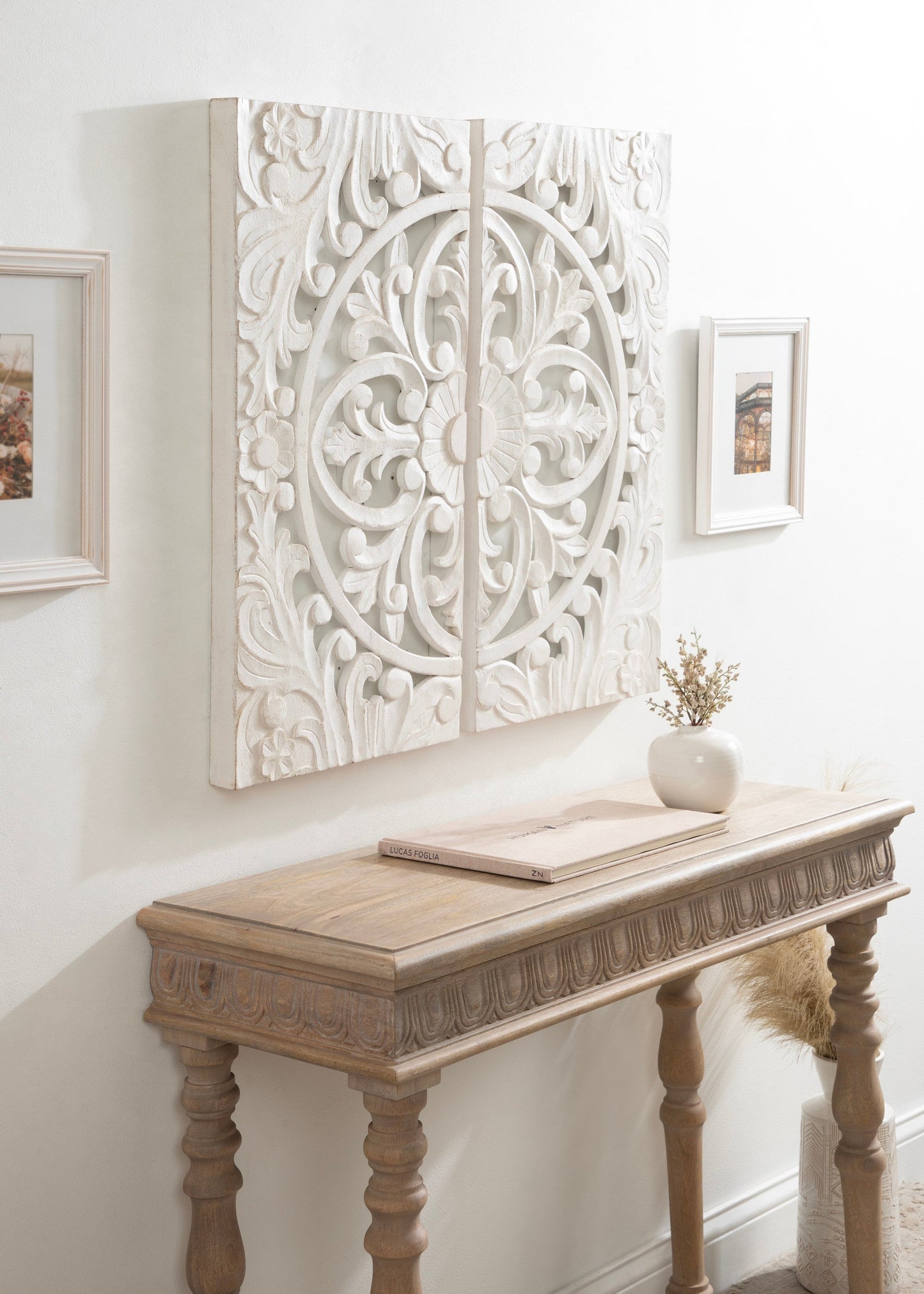 Carved Wood Wall Set