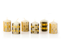 Golden Celebration Candles