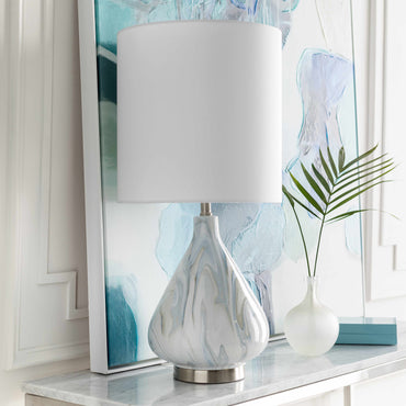 Marble Ceramic Table Lamp