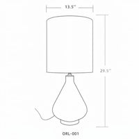 Marble Ceramic Table Lamp