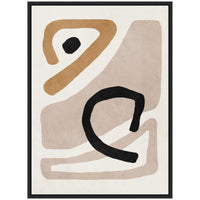 Neutral Abstract 1 - Framed Print