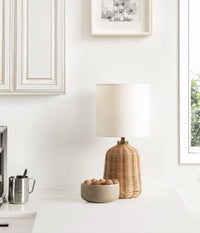 Rattan Table Lamp