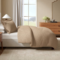 Cotton Honeycomb Waffle Duvet Set
