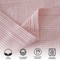 100% Cotton Waffle Weave Blanket