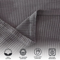 100% Cotton Waffle Weave Blanket