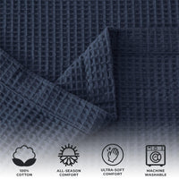 100% Cotton Waffle Weave Blanket