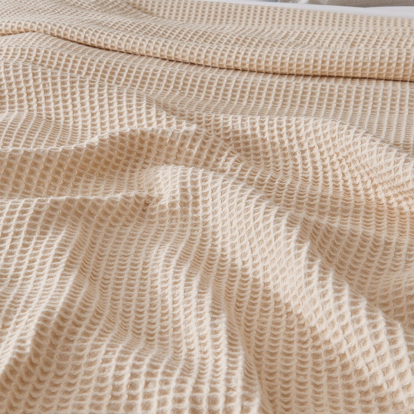 100% Cotton Waffle Weave Blanket