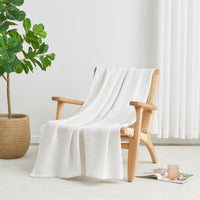 100% Cotton Waffle Weave Blanket