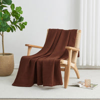 100% Cotton Waffle Weave Blanket