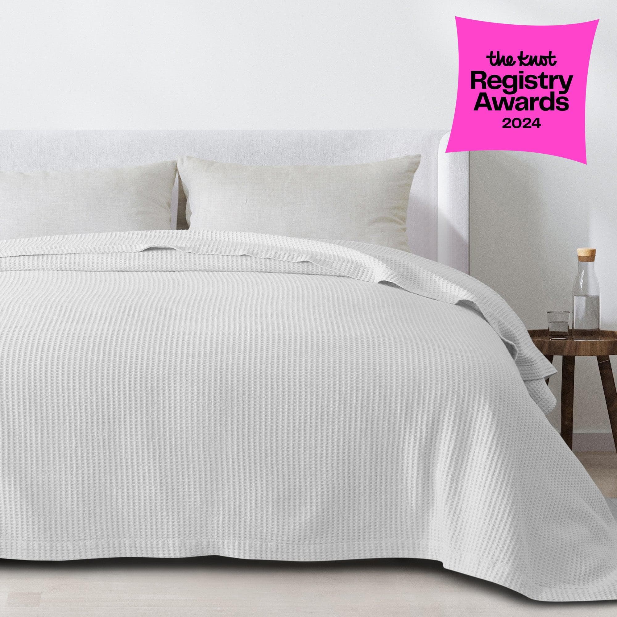 100% Cotton Waffle Weave Blanket