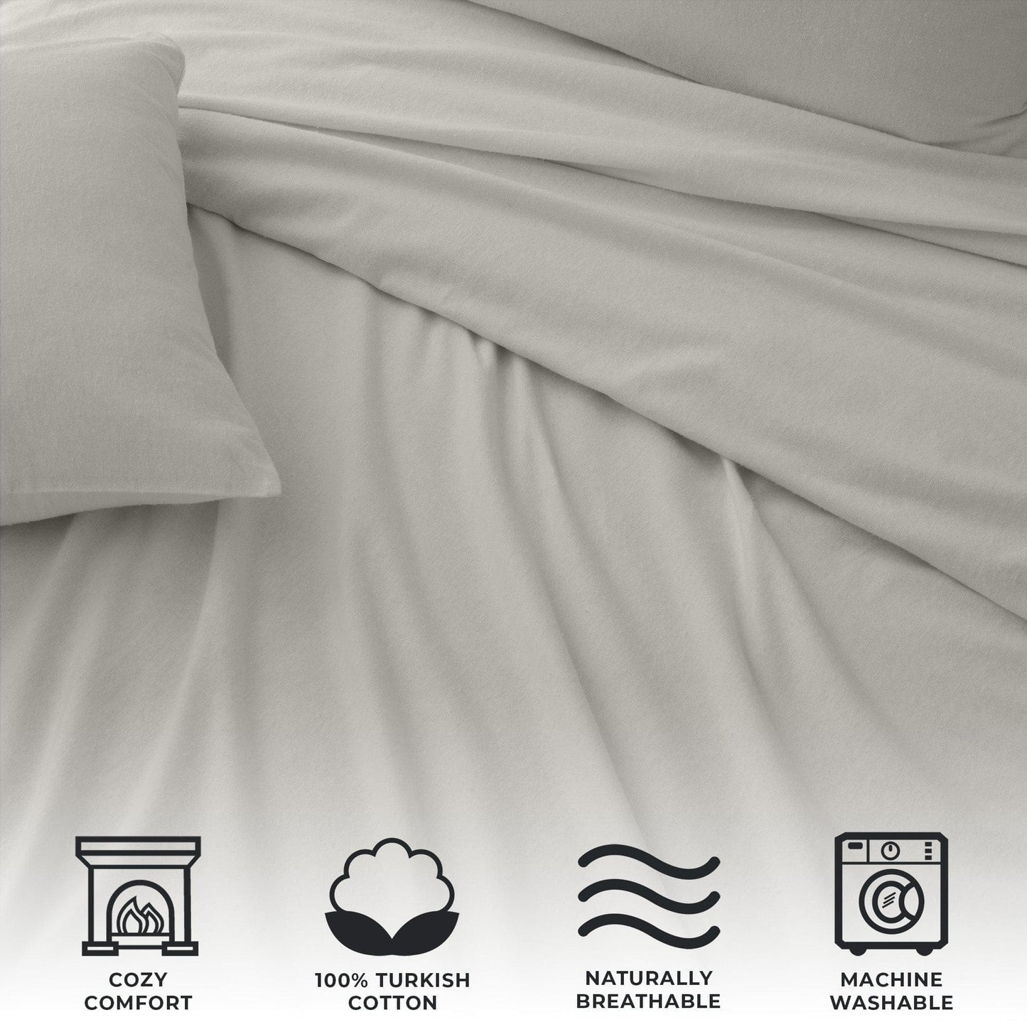 Nordic Cotton Flannel Sheet