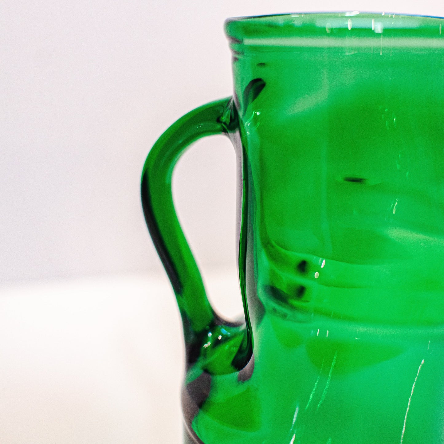 Handled Pitcher - Recycled Glass