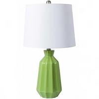 Schlettau Green Ceramic Table Lamp