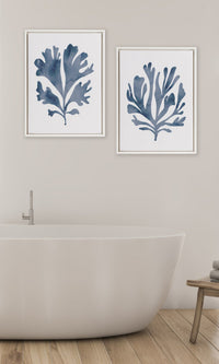Coral Blue - Framed Print Set