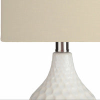 Calla Textured Ceramic Table Lamp