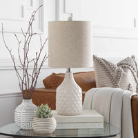 Calla Textured Ceramic Table Lamp