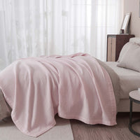 100% Cotton Waffle Weave Blanket