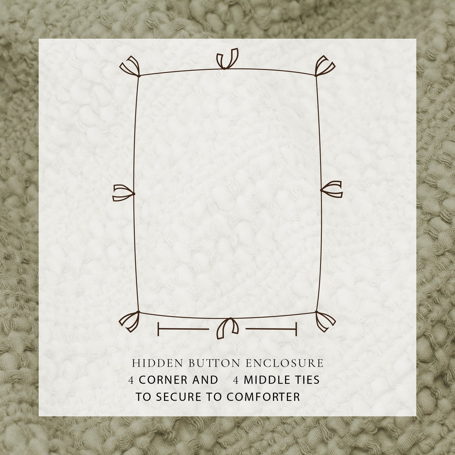 Cotton Honeycomb Waffle Duvet Set