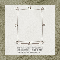 Cotton Honeycomb Waffle Duvet Set