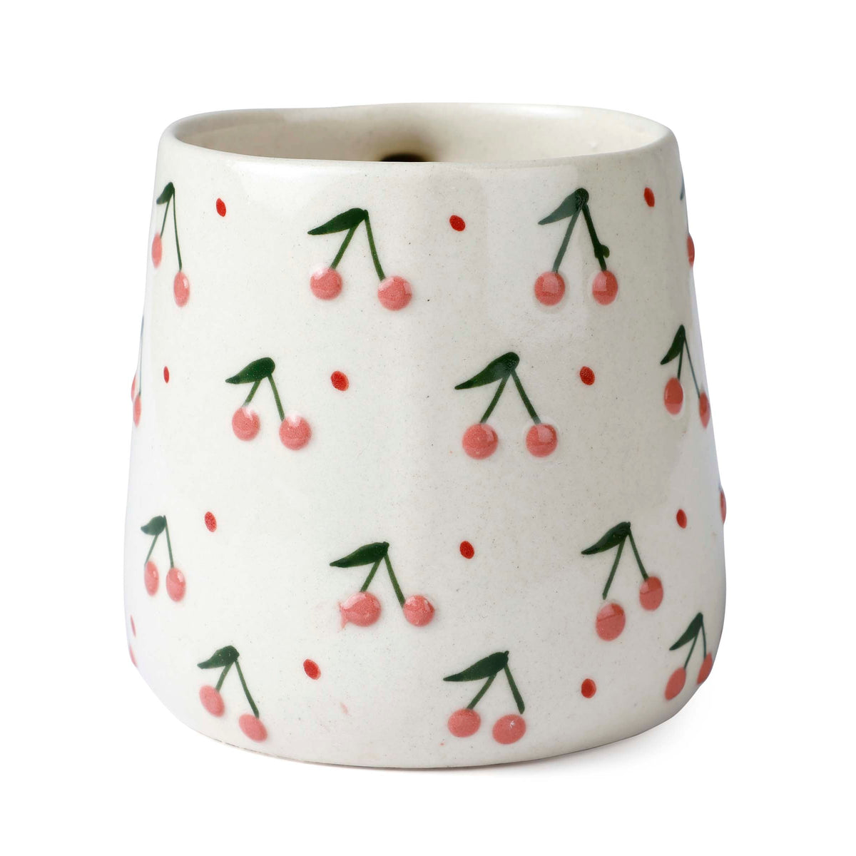 Handcrafted Cherry Ceramic Mug - 350ml