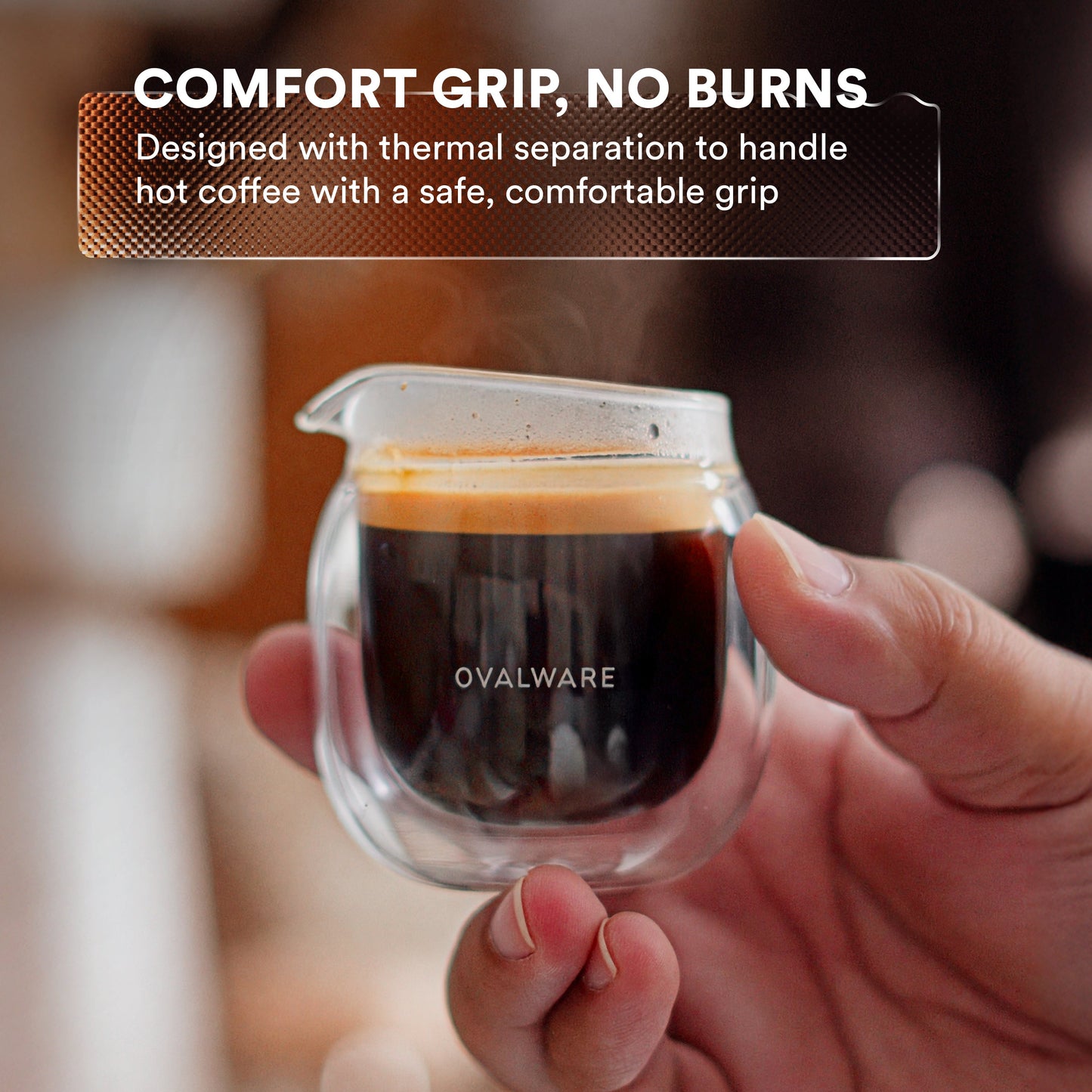 Espresso Pouring Glass — Set of 2