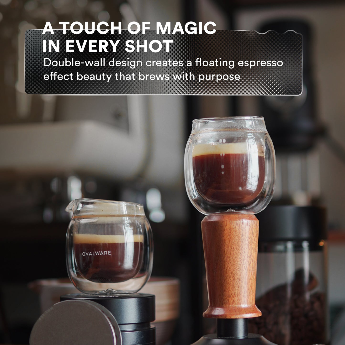 Espresso Pouring Glass — Set of 2