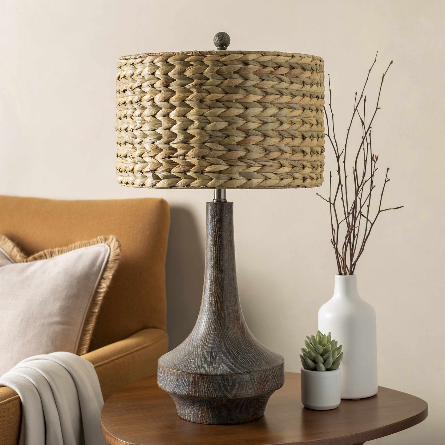 Maren Seagrass Table Lamp