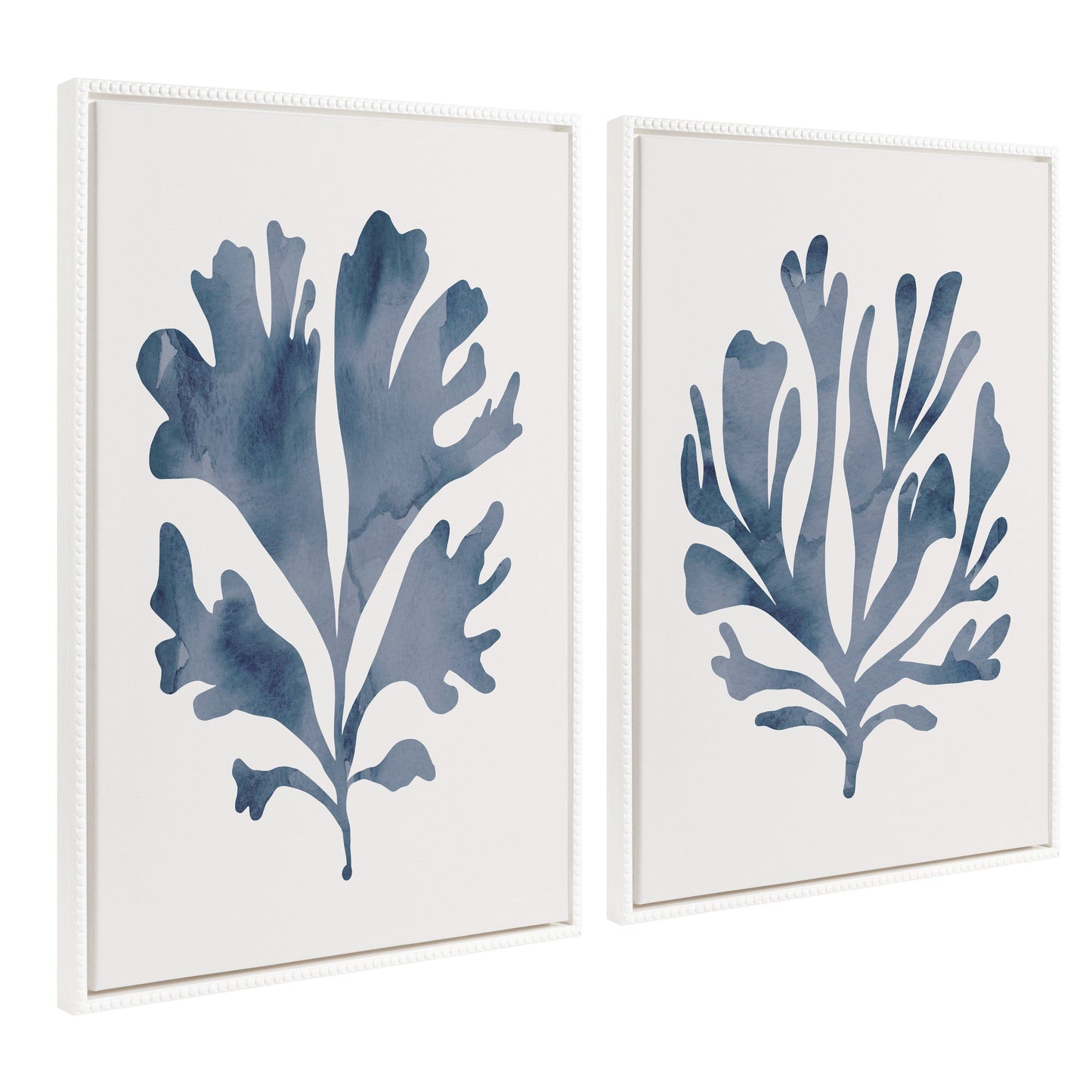 Coral Blue - Framed Print Set