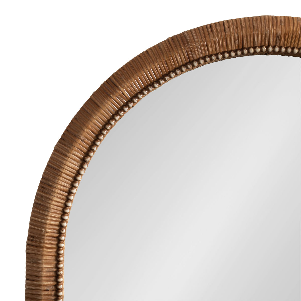Rahfy Beaded Arch Framed Wall Mirror - 36x24"