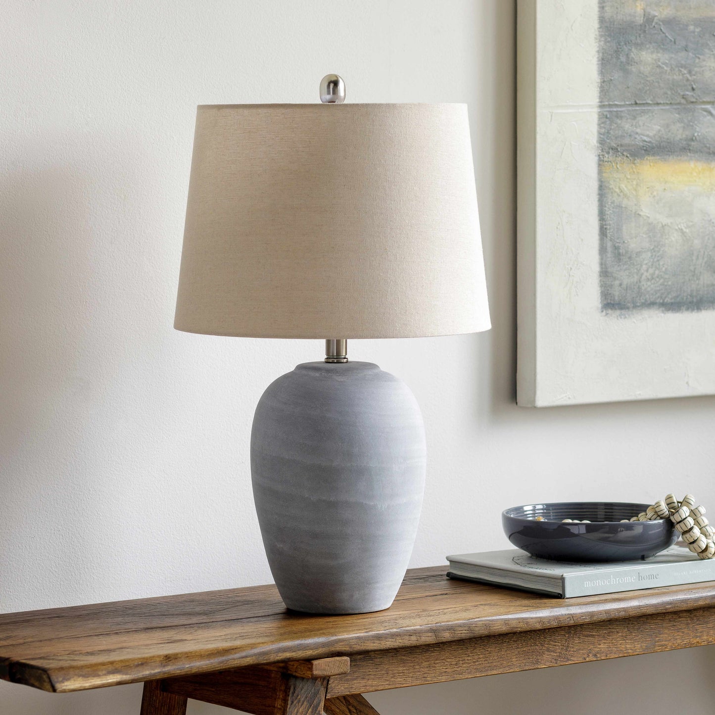 Reverie Brass Glass Table Lamp