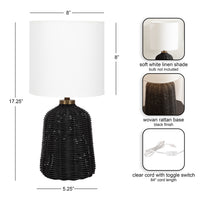 Rattan Table Lamp