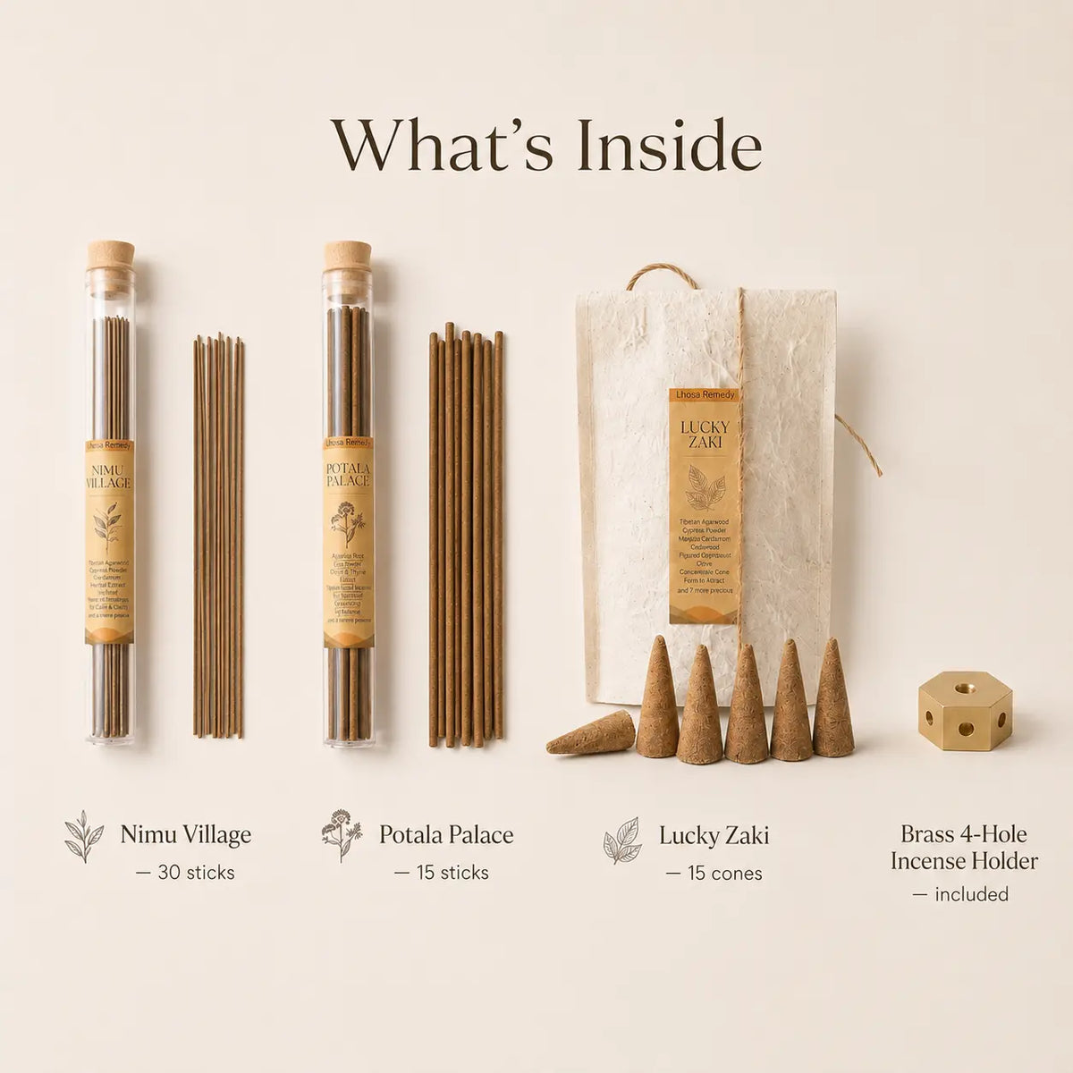 Zen Groove Tibetan Incense Set