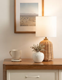 Rattan Table Lamp