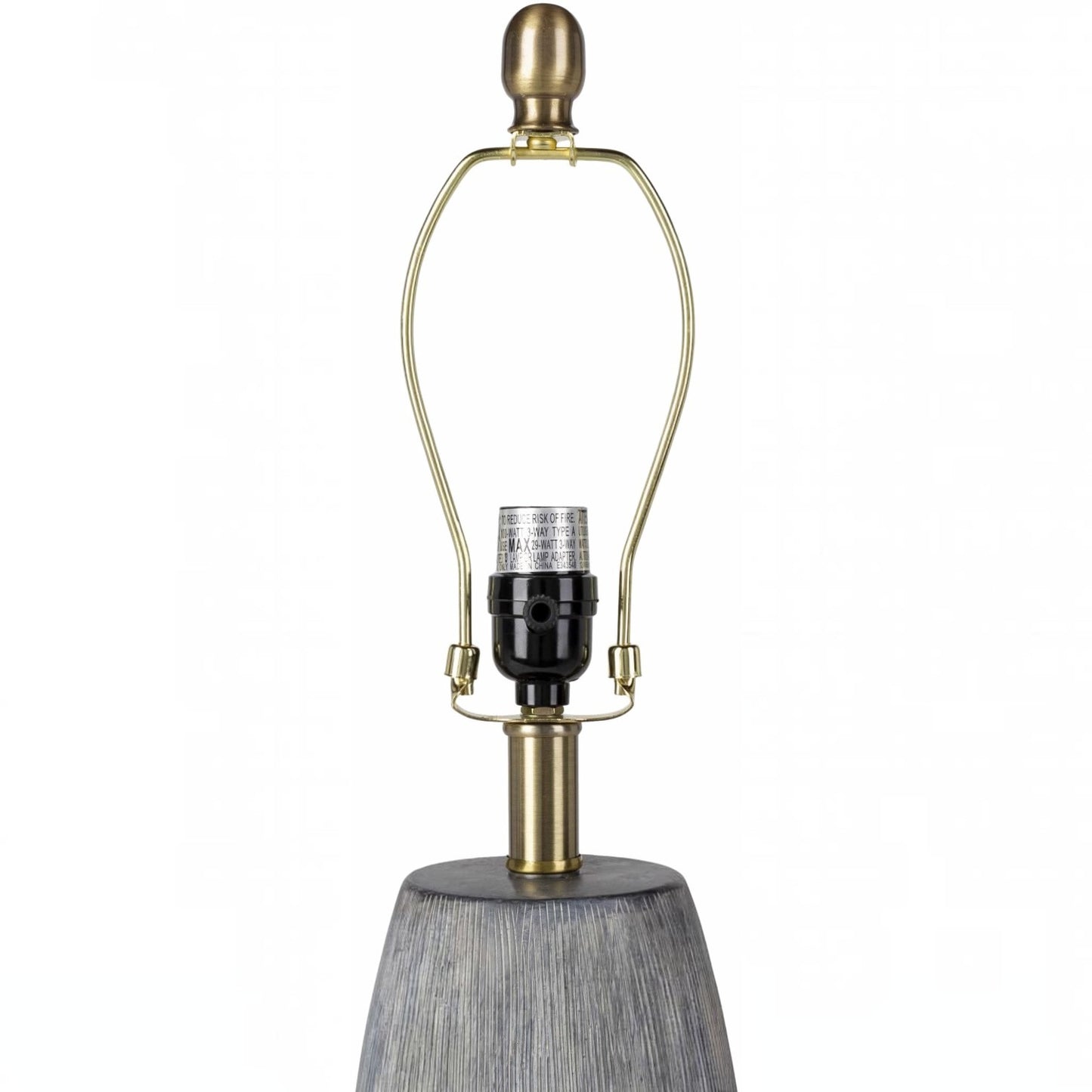 Elio Ribbed Ceramic Table Lamp