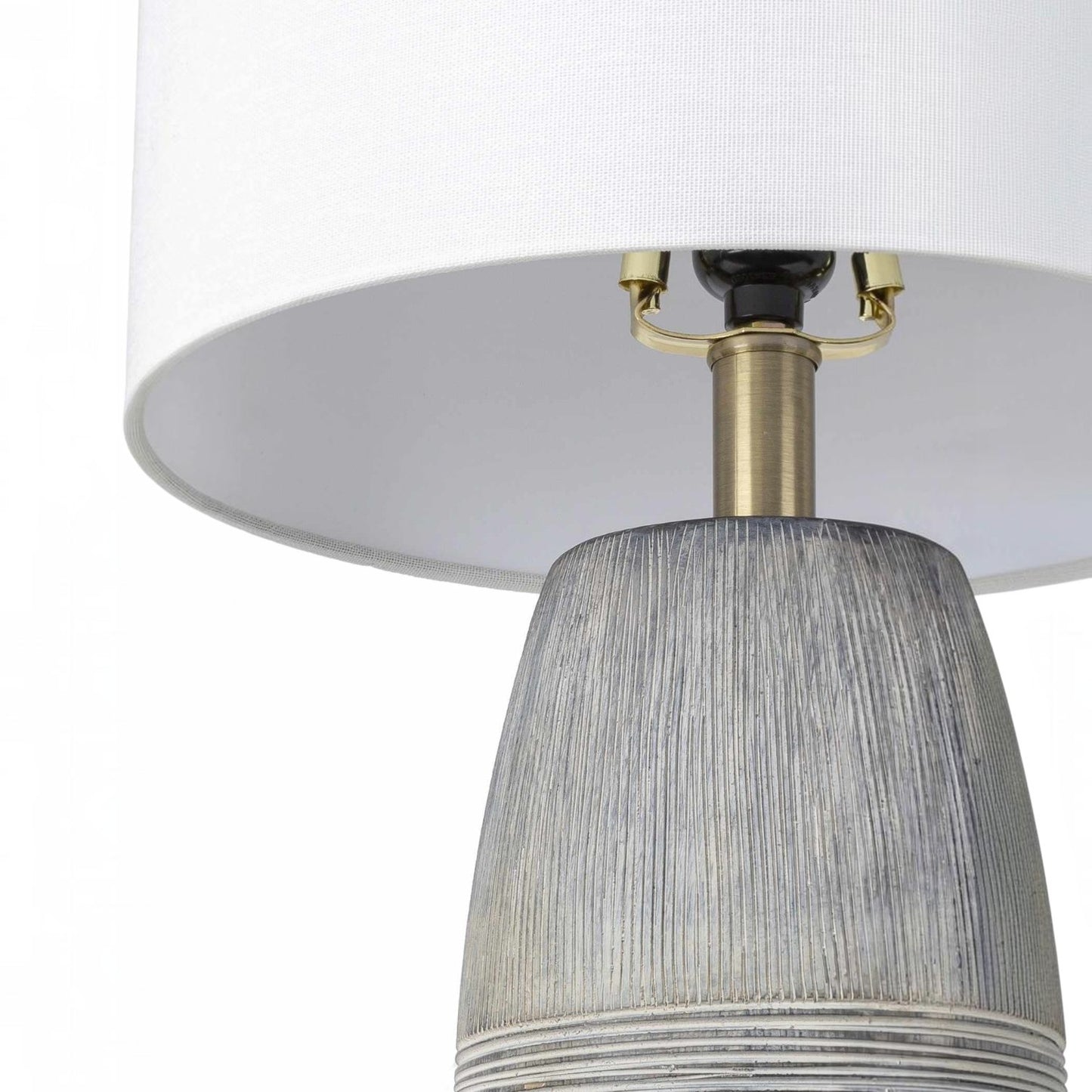 Elio Ribbed Ceramic Table Lamp