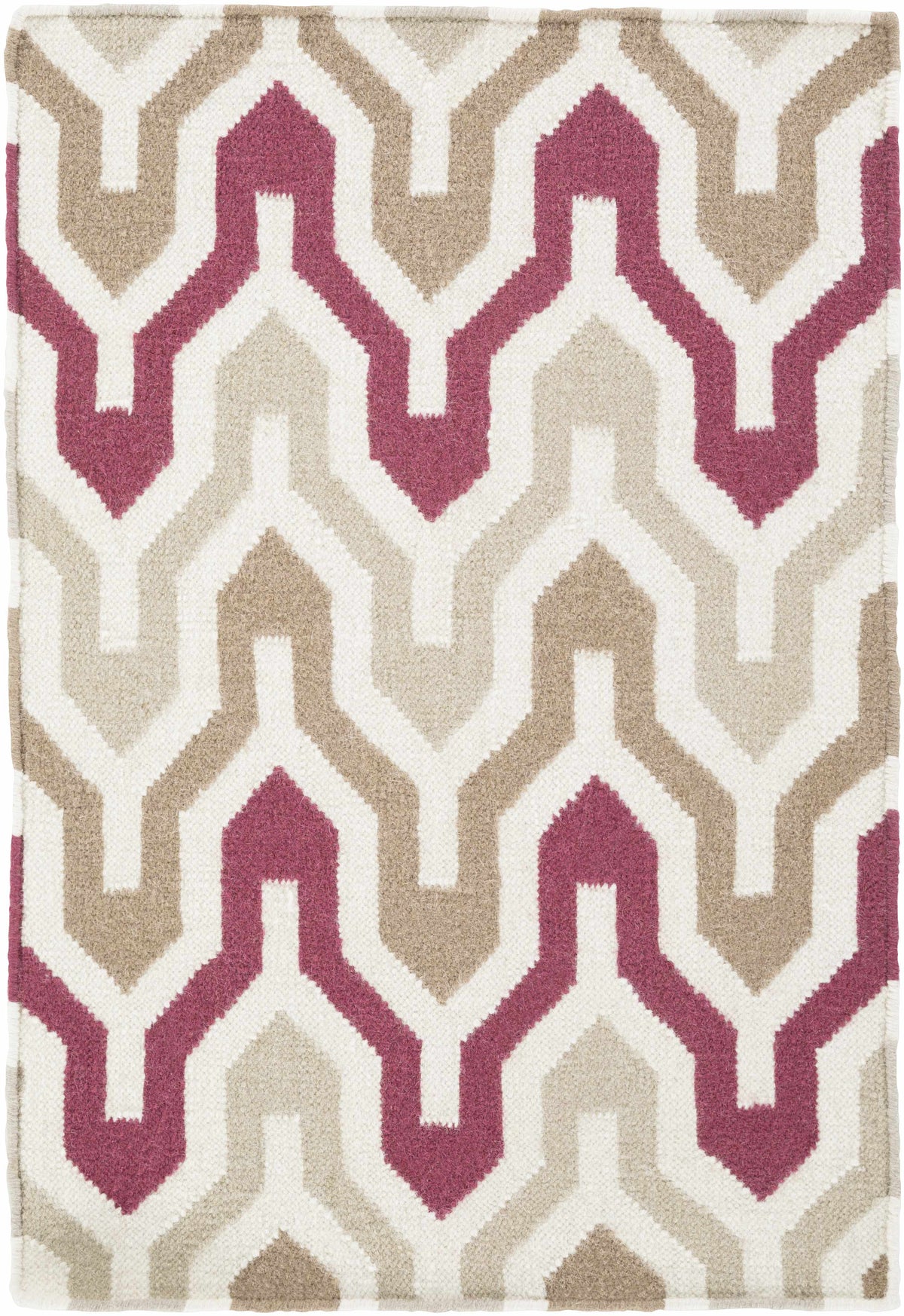 Markesan Wavy Chevron Wool Rug
